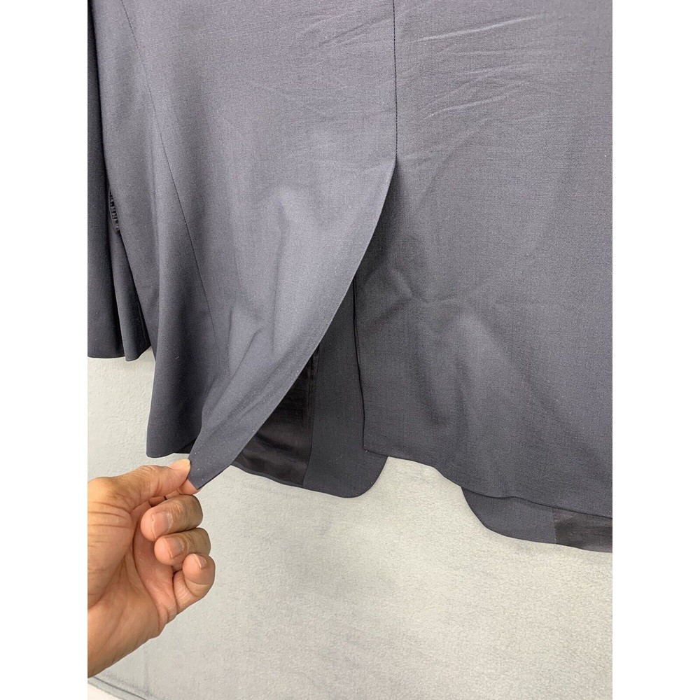 346 Brooks Brothers Sports Coat Blazer Mens Size 43 L Blue 2009 Two Button Front - Picture 14 of 16